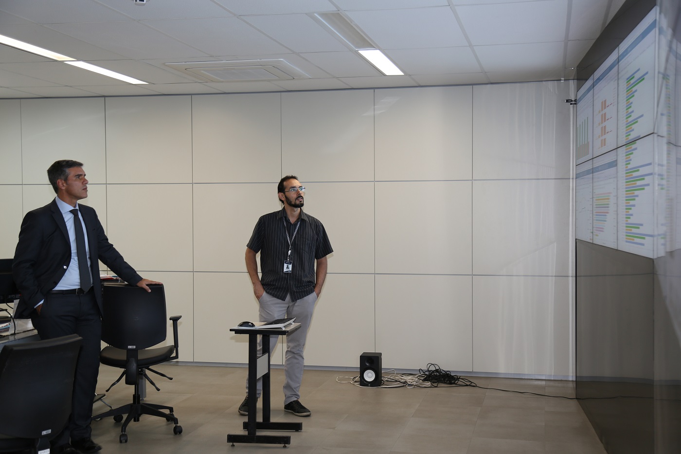 A visita se estendeu até o Centro de Fiscalização Integrada Suricato (Foto: Luiz Gustavo Ribeiro)